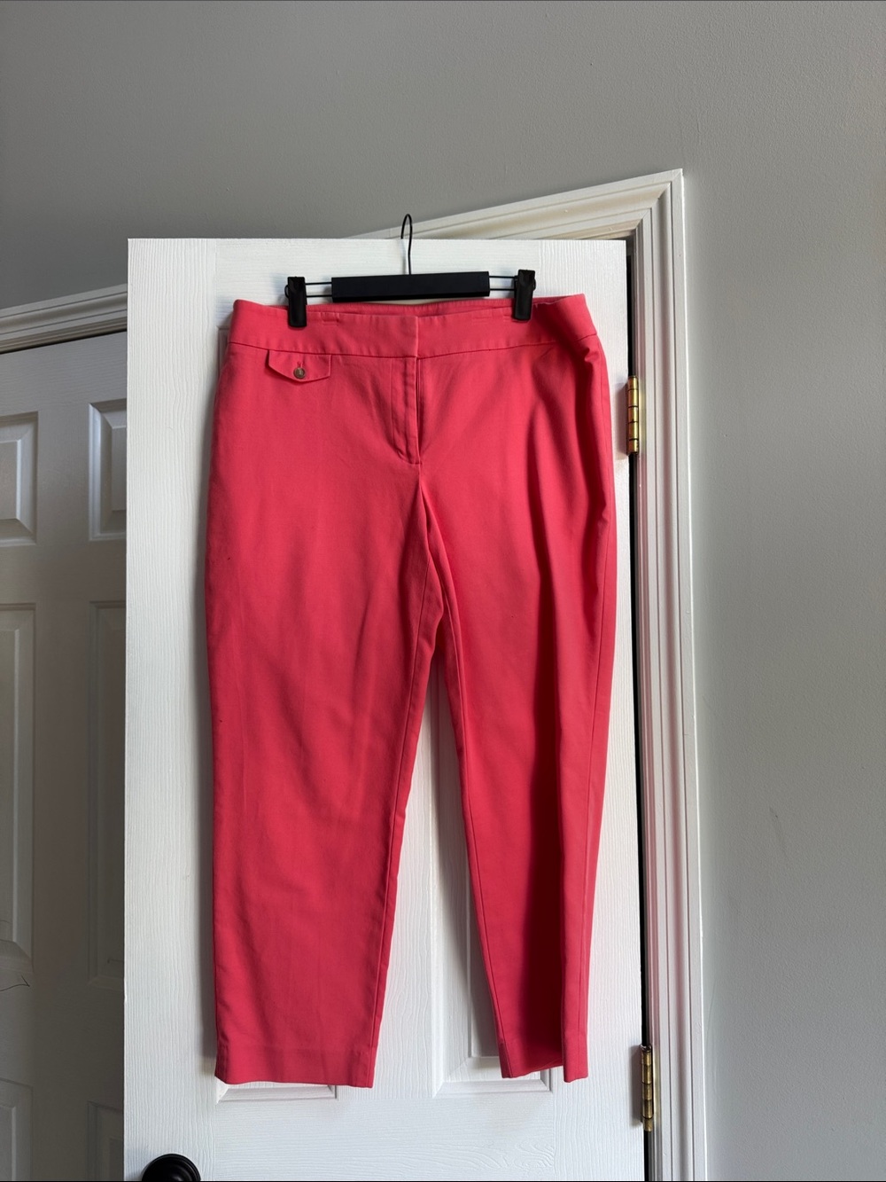 LOFT Coral Pink Ankle Pants